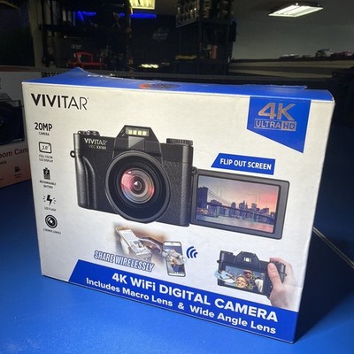 Vivitar 4K Wi-Fi Digital Camera + 2 bonus lenses