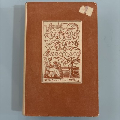 WILLIAM BLAKE Songs Of Innocence And Experience 1967 HC W/ Color Plates