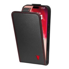 Flip Case Compatible with 6.3  2025   iPhone 17 Pro Black with Red Detail