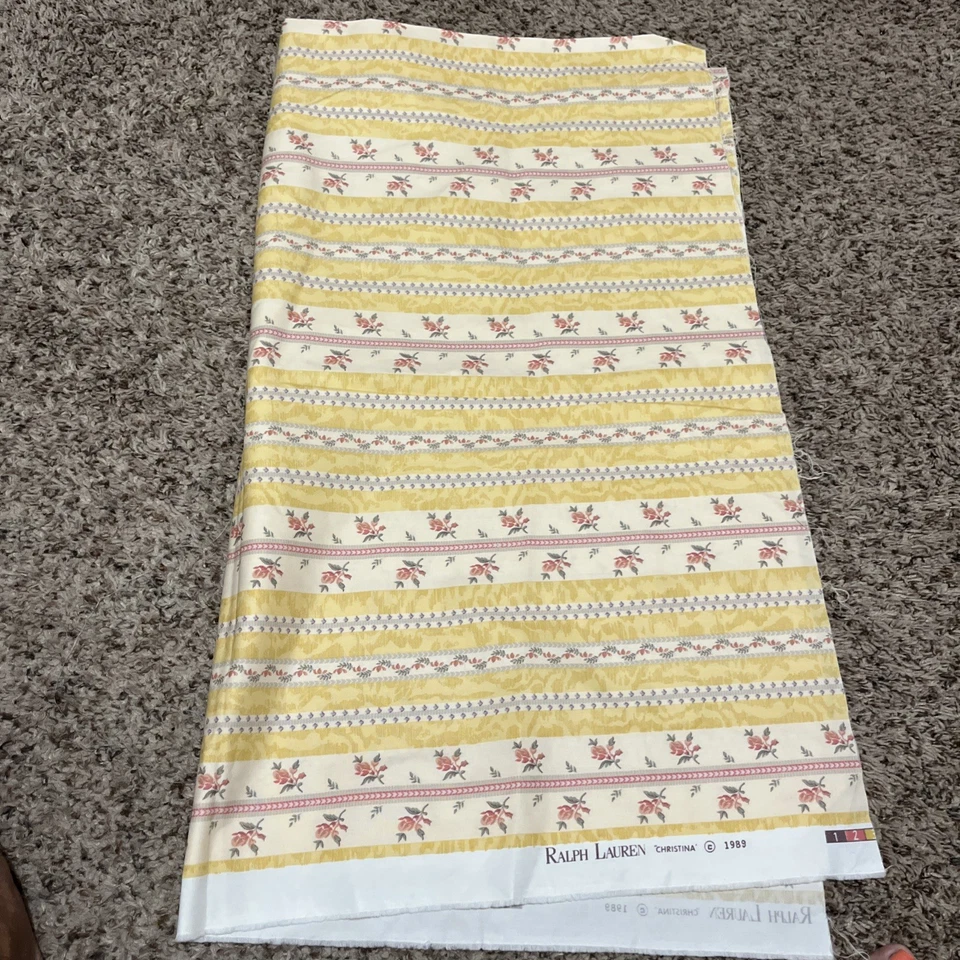 Ralph Lauren Christina Floral 33x58 1989 de colección Foto 4 de 4