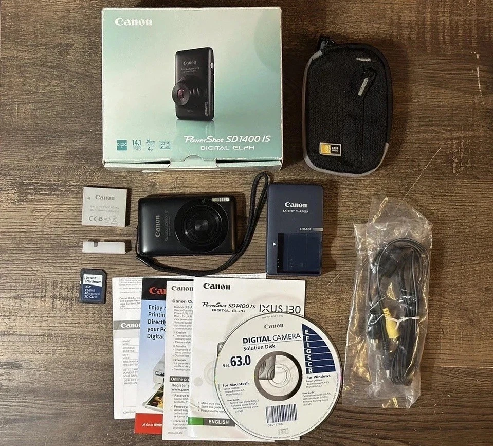 Canon PowerShot Digital Cameras SD1400 IS for sale | eBay