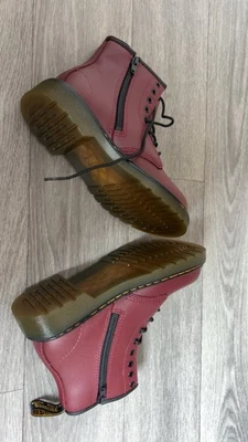 Bottines Dr. Martens bordeaux- Neuves jamais portés - Photo 1/4