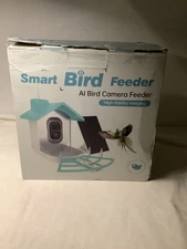 Byrades Solar Smart bird feeder with AI bird camera  Open Box