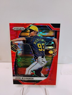2025 Panini Jacob Misiorowski Red Pulsar Prizm 318/399  