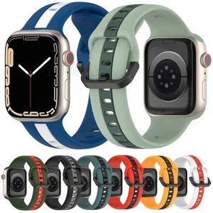 Sport Silicone Strap Band For Apple Watch Series 11 10 9 8 7 6 5 SE Ultra 3 2 1