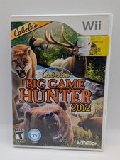 Cabela's Big Game Hunter 2012 (Nintendo Wii) NO SCRATCHES, NO MANUAL, MAIL TOMOR