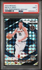 2024 PANINI MOSAIC EPIC PERFORMERS MOSAIC #8 NIKOLA JOKIC PSA 9