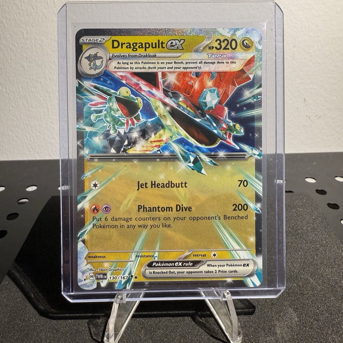 Pokmon TCG SV06: Twilight Masquerade Dragapult EX 130/167 Double Rare NM |  eBay