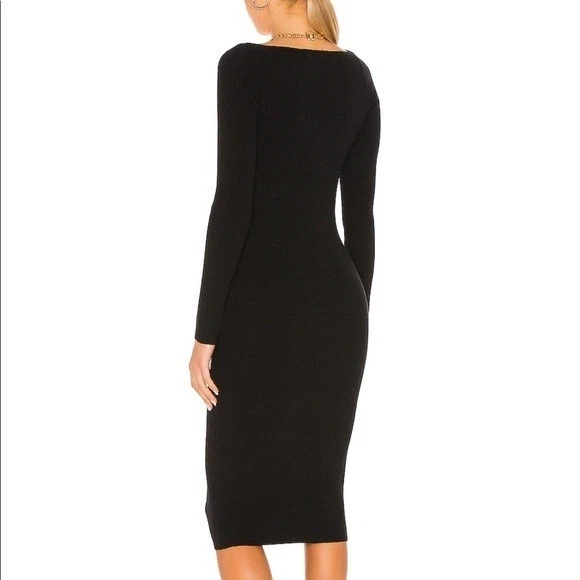 Vestido midi OGD One Grey Day x REVOLVE Olivia en negro talla M Foto 3 de 4