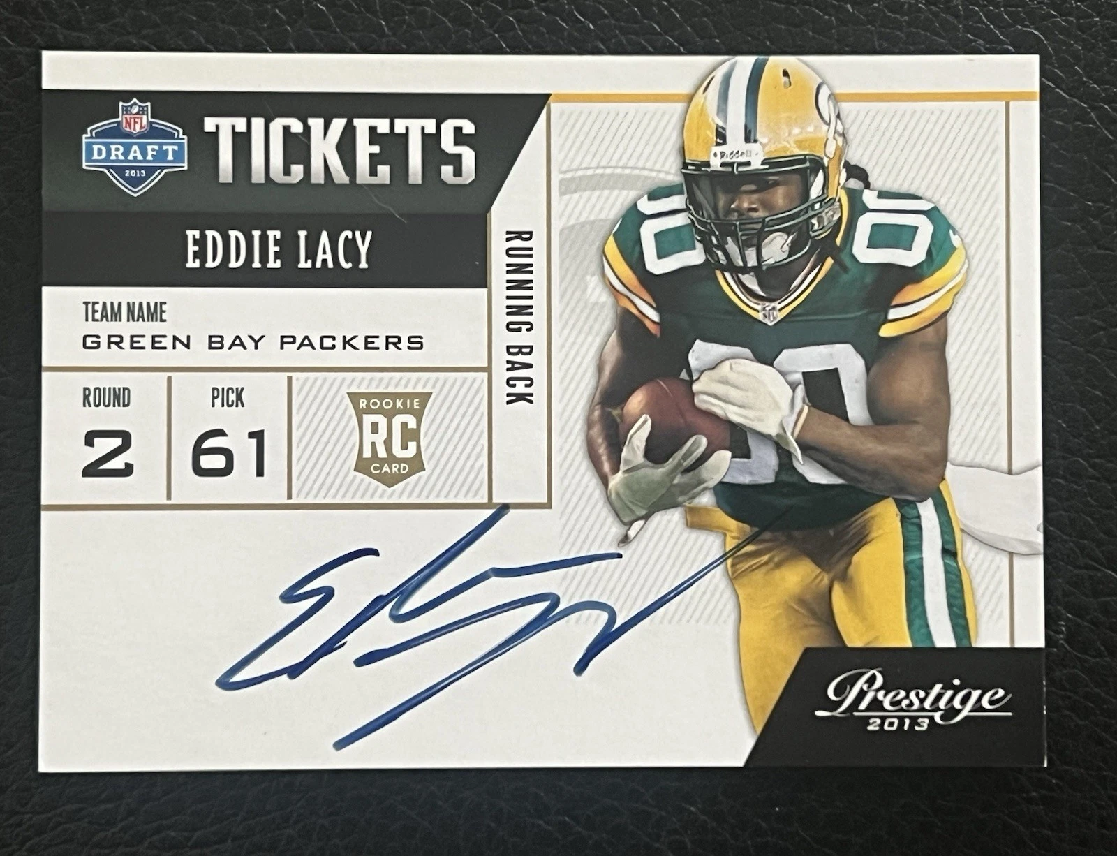 Eddie Lacy trading card