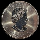 2016 .9999 Silver Canada Maple Leaf with Maple Leaf Privy $5 Queen Elizabeth II — photo 2