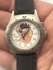 VNTG Armitron Looney Tunes Tasmanian Devil Wristwatch - new battery runs well