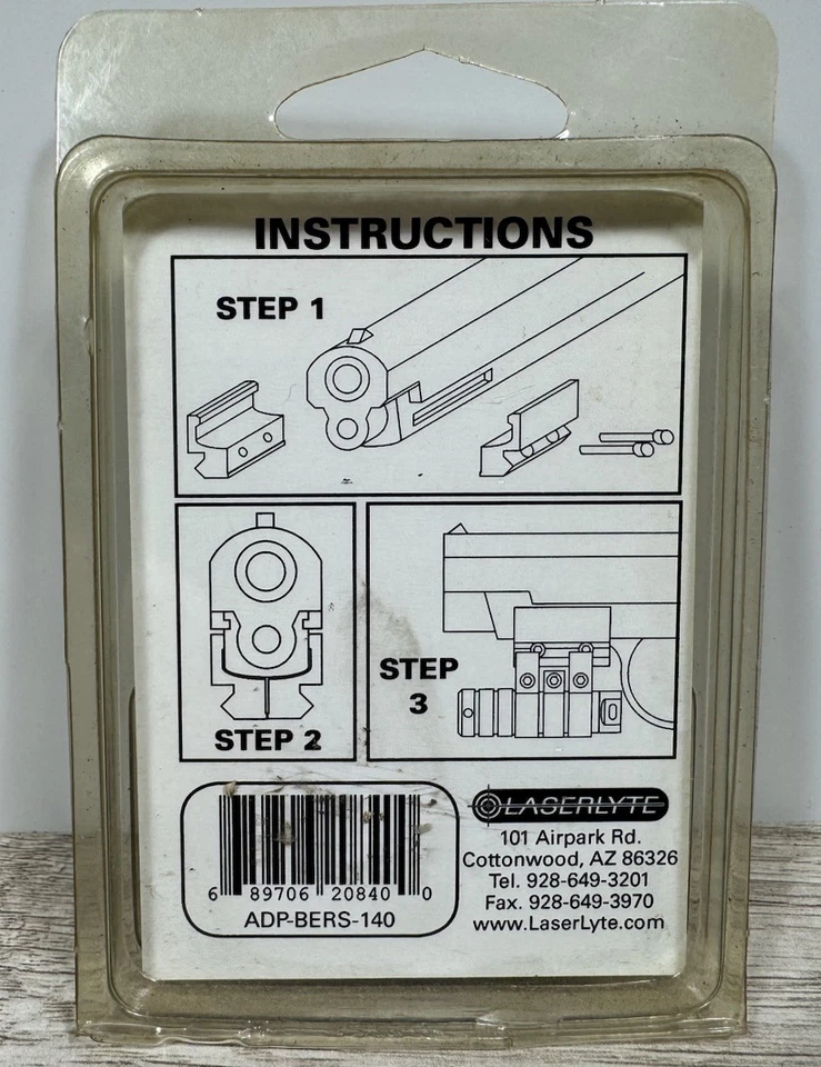 Adaptador de riel de montaje LaserLyte Bersa Thunder Mini-Firestorm ADP-BERS-140 Foto 4 de 4