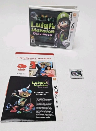 Luigi's Mansion: Dark Moon (3DS, 2013) CIB Complete with Manual