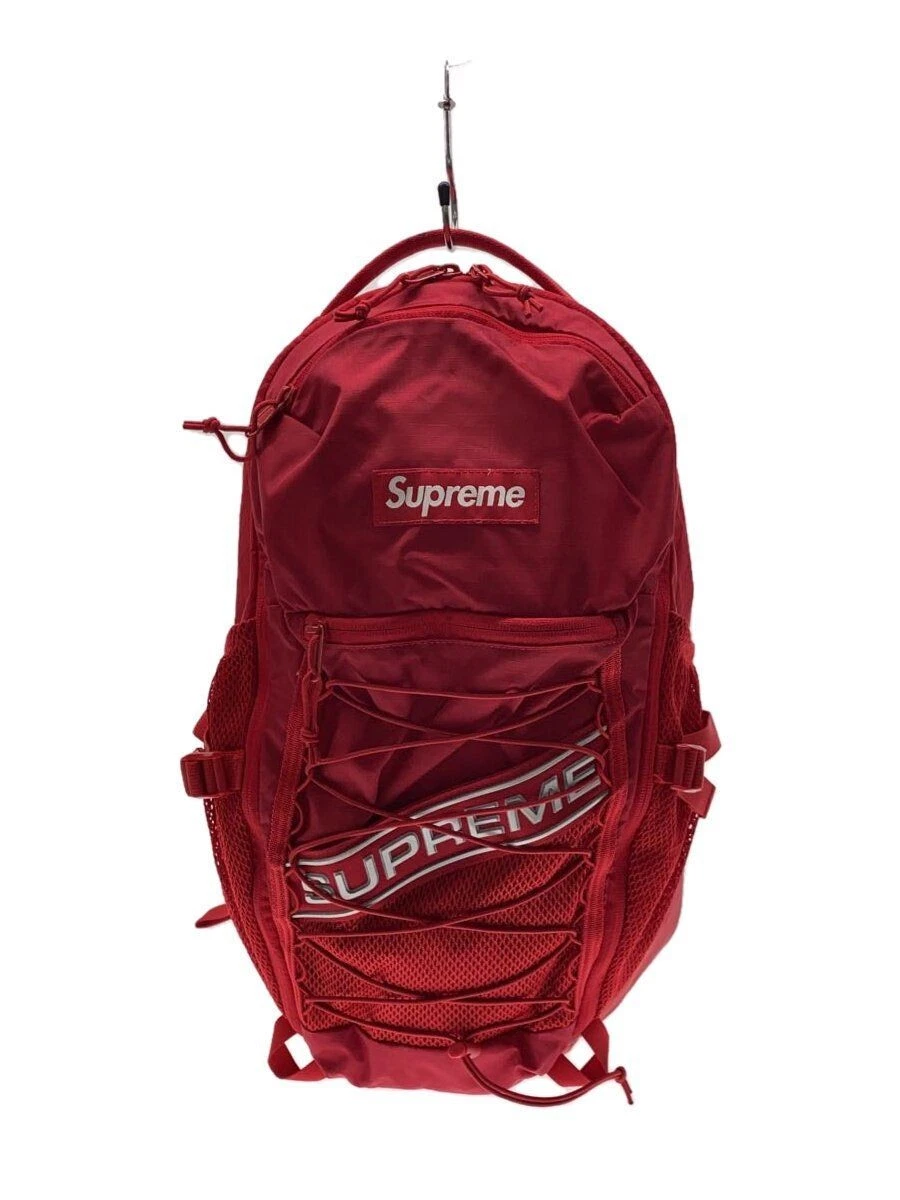 Sac à dos Supreme polyester ROUGE Occasion