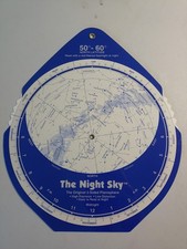 The Night Sky 2-Sided Planisphere 50 - 60  North Latitude