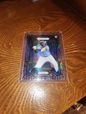2024 Panini Prizm Junior Caminero Snakeskin Prizm Rookie Card RC SSP #291 Rays