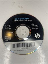 HP Photosmart 6520 E All-In-One Series Disc Windows XP Vista 7,8 Version 28.8