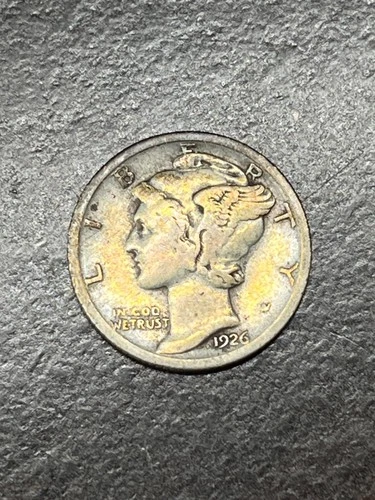 1926 S Mercury Dime F Fine