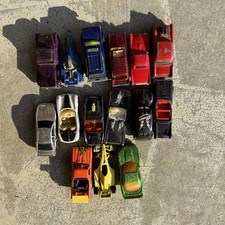 Vintage Hot Wheels Matchbox Diecast Toy Car Lot 15 Mixed Cars Trucks Vehicles
