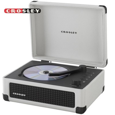 Crosley Cruiser CD Player & FM Radio with Bluetooth White Farmhouse CR3505DP-WF