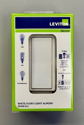 SHIPS FREE Leviton DD0SR-DLZ Dual Voltage 120/277VAC 60Hz Matching switch-Remote