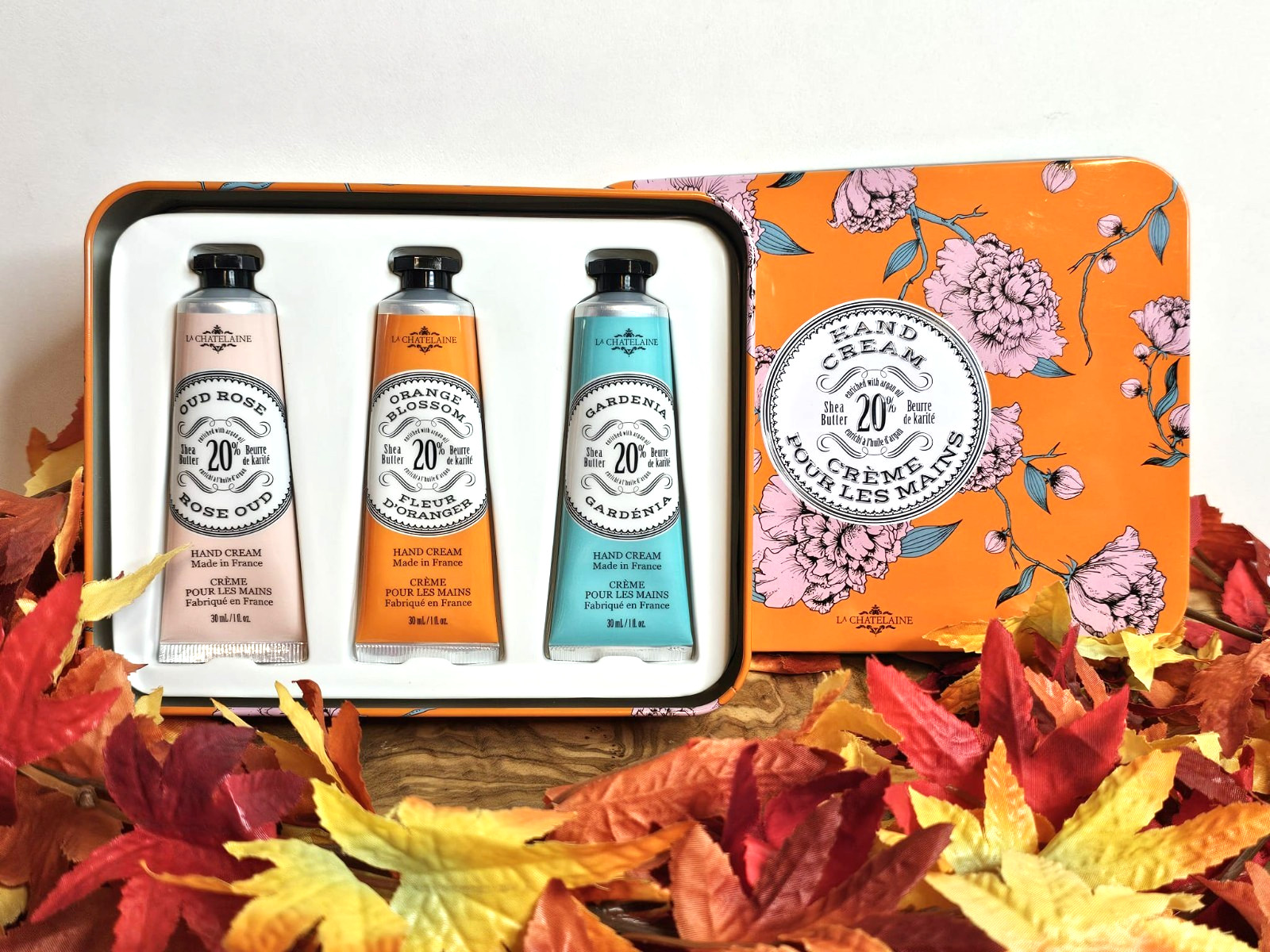 Tin -orange Blossom, Gardenia, Rose- 20% Shea 1 Oz