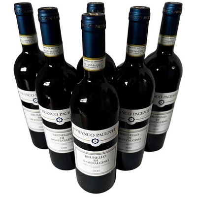Franco Pacenti, Brunello di Montalcino DOC 2020, 6×0,75L, Rotwein aus Italien