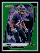 Ed Reed Baltimore Ravens 2024 Panini Prizm #27 Green