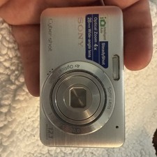 Sony Cyber-shot DSC-W310 Silver Digital Camera 12.1MP 4x Zoom Case Battery