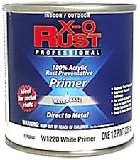 True Value W1220-HP WXO 1/2PT White Waterborne Primer