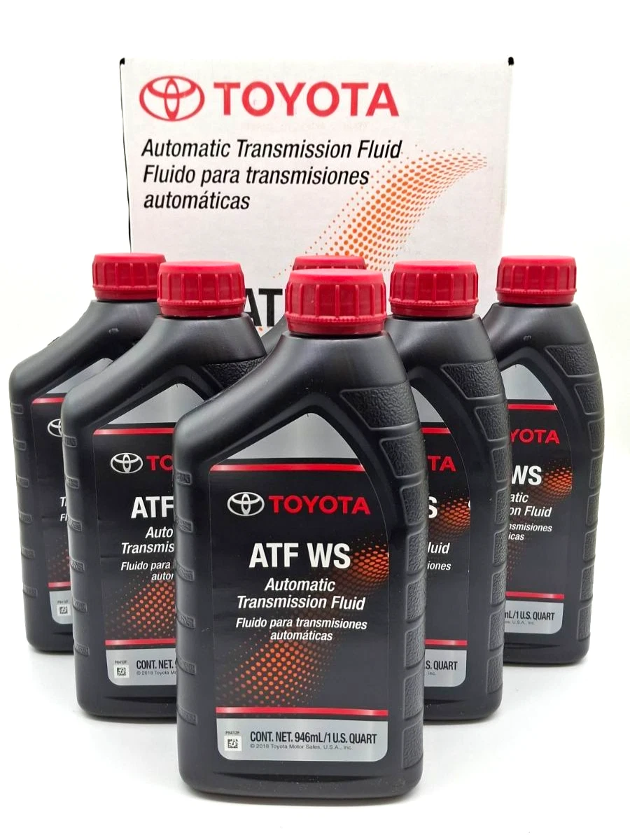GENUINE TOYOTA ATF WS Automatic Transmission Oil 00289-ATFWS (6 QUARTS)