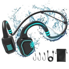 Bone Conduction Headphones Swimming Headphone - IP68 Waterproof Open Ear Head...