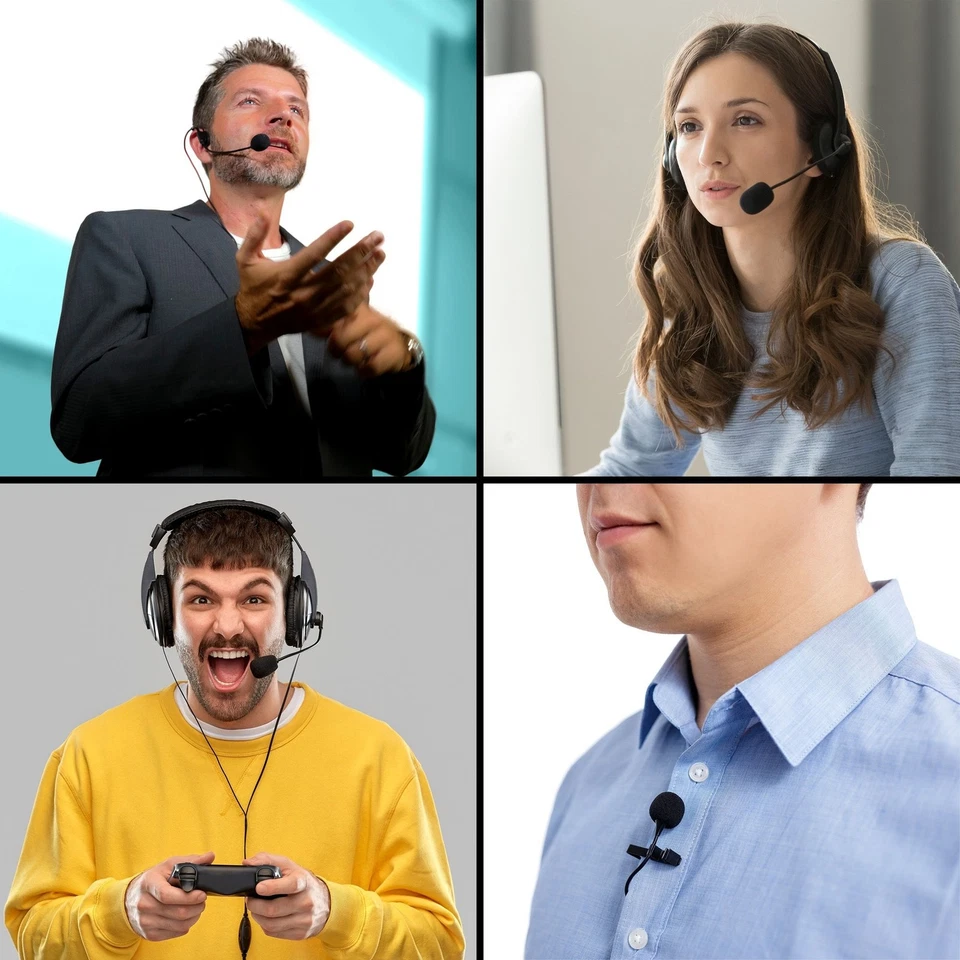 24 Pack Mini Foam Windscreen for Headset Microphone, Lavalier Mic, 0.8 In, Black - Image 4 of 4