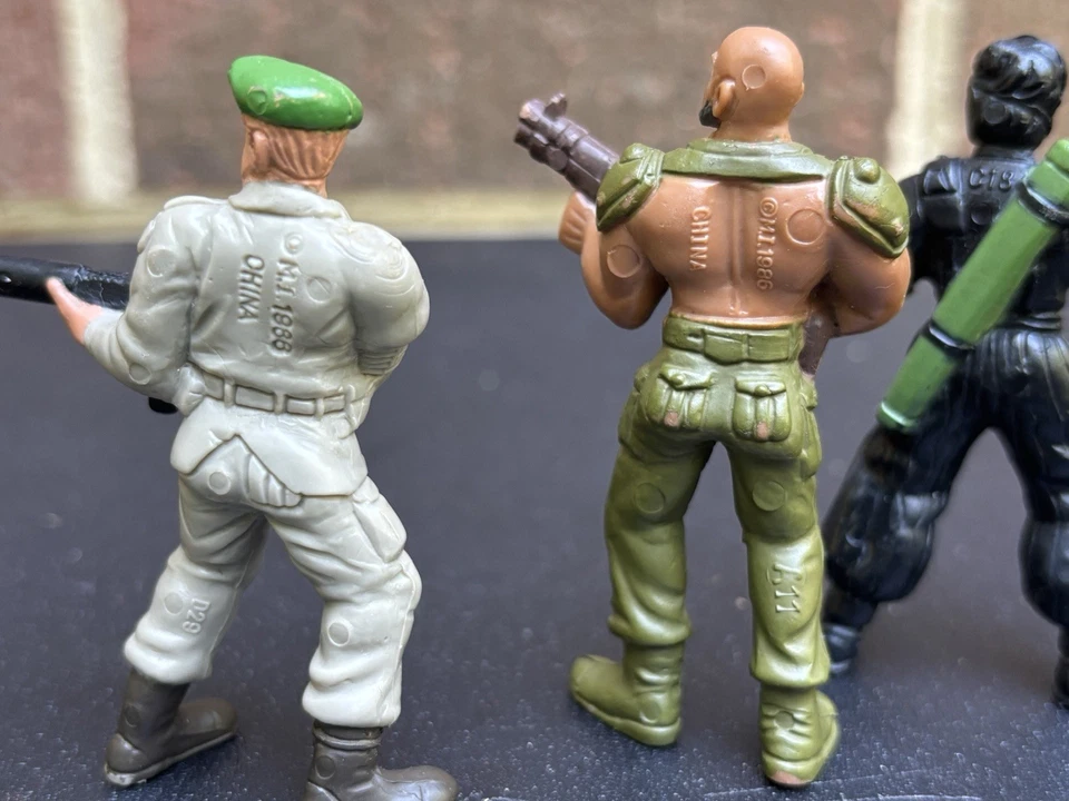 Lot of  5 Vintage GUTS Action Figures Mattel 80’s Soldier Army Troops G.U.T.S - Image 4 of 4