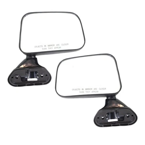 Manual Mirror Set For 89-95 Toyota P/U w/ Vent Window Mounts On Door Panel LH RH