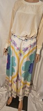 Vintage Paola Davanti 100  Silk Pants
