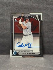 CALEB BONEMER - 2024 Bowman Draft - Chrome Prospect 1st Auto #CPA-CBO White Sox