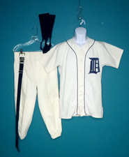 Vtg 1971 Authentic MLB Detroit Tigers Uniform Jersey Pants Socks Belt Speedline