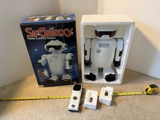 Vintage Mattel 1979 Sir Galaxy Robot battery operated RC, radio controlled.