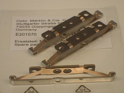 Märklin Schleifer Ersatzteil 3St e 201570 6cm 2loch Platte ex 7173 neu