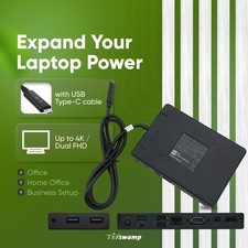 Dell USB-C Docking Station for Latitude 14 3490 5480 5490 5491 NO AC ADAPER