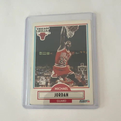 Fleer 1990-91 Michael Jordan #26 Chicago Bulls NBA Basketball Card
