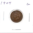 1904 US Indian Head Cent  G Good Free Shipping