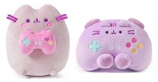 New GUND 9.5" Pusheen Gamer and 7" Controller Plush Bundle Officially Licensed