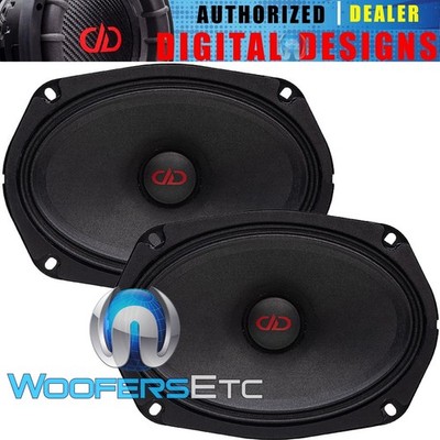 DD AUDIO VO-MN369-S4 6''x9'' 200W RMS PRO AUDIO NEO MIDRANGE 4-OHM SPEAKERS NEW