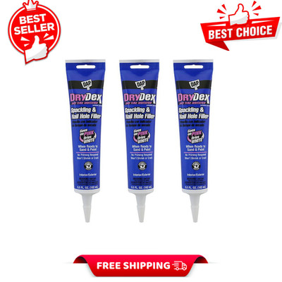 ( 3 pack )DAP DryDex 5.5 oz Pink/White Dry Time Indicator Spackling Plaster