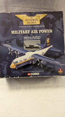 Corgi Diecast - Lockheed KC-130F Hercules US Marine Corps  Blue Angels  1:144