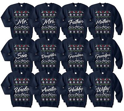 Betere Family Ugly Christmas Sweater Jumpers Set Funny Matching Father KW-14