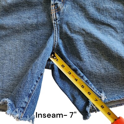 Old Navy - Higher High-Waisted Button-Fly Sky-Hi A-Line Cut-Off Jean